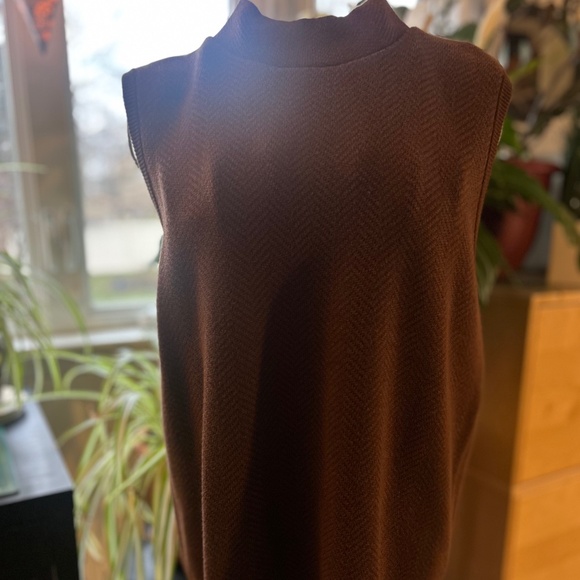 Vintage Design Assets knit sleeveless tunic sweater - Picture 5 of 5